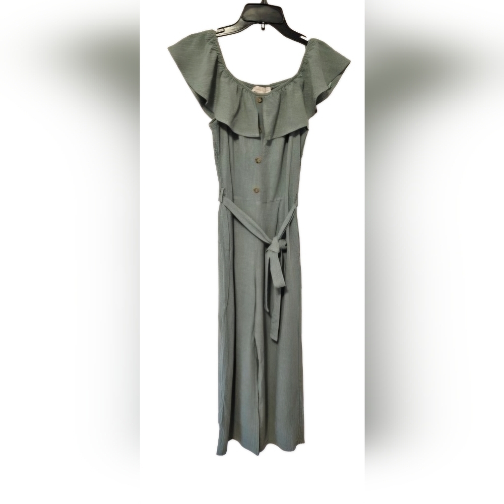 Monteau Sage Green Romper Women's Size Small NWOT